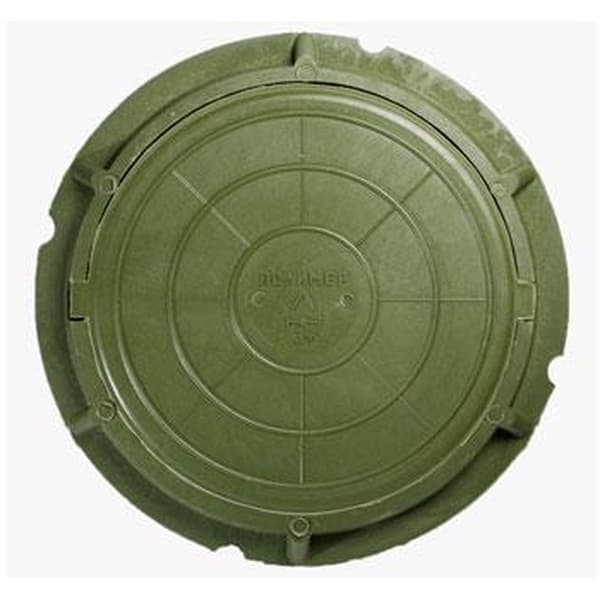 Люк полимерно-композитный легкий 760/630/60 мм 5 т (зеленый) Агросток 21883